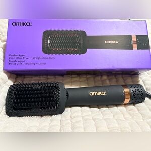Amika Multi-Function Hair Tool in Black and Gold